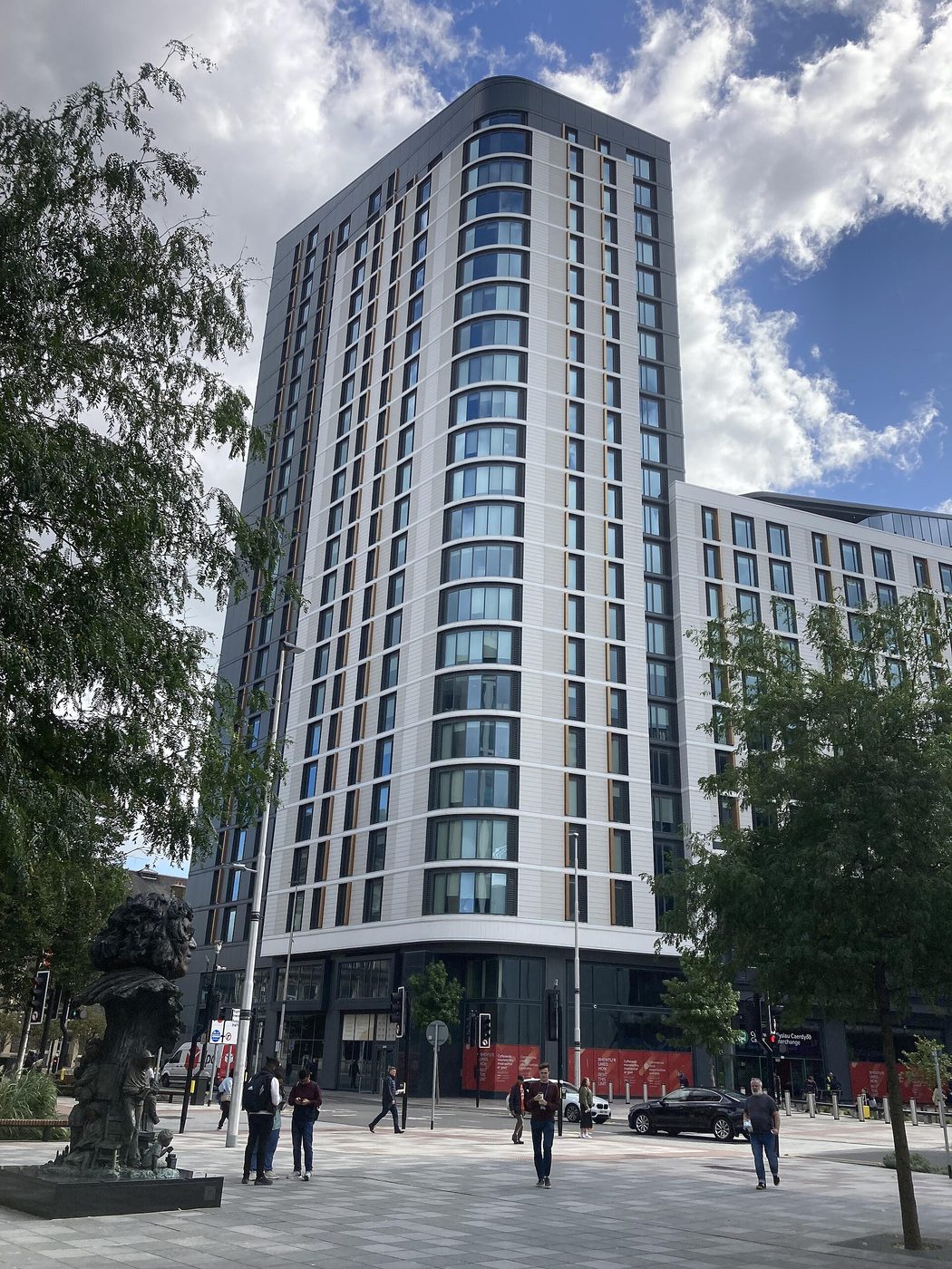 Wood Street House: The 25-storey tower from Central Square